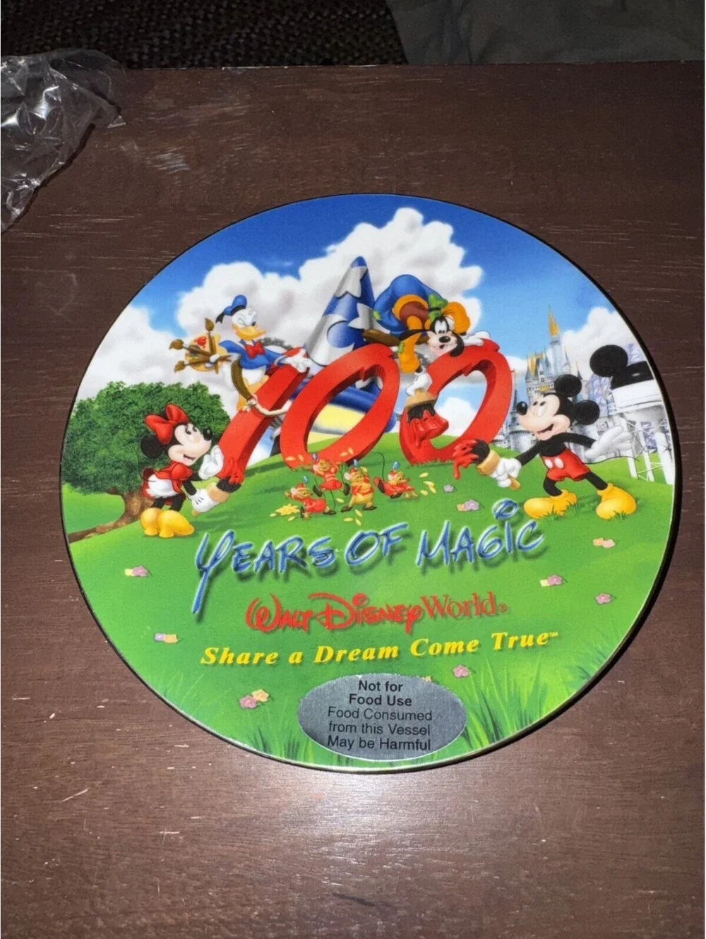 Disney World 100 Years Of Magic Collector Plate Share A Dream Come True 2001 NIB